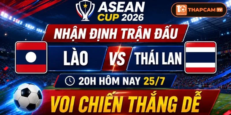 Soi kèo nhà cái Lào vs Thái Lan từ ThapCam TIVI hé lộ nhiều thông tin thú vị.